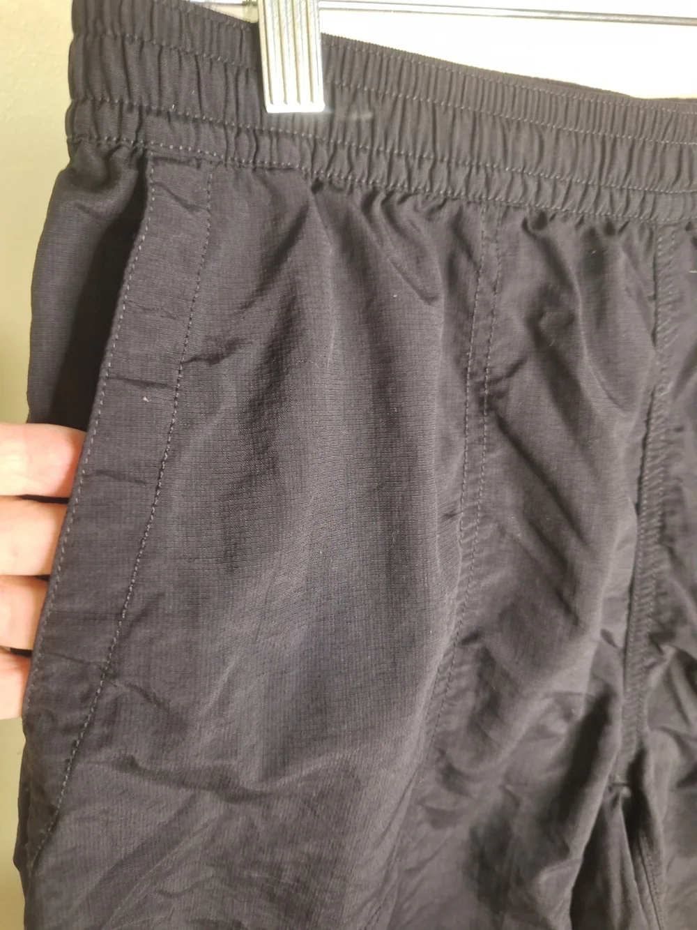 The North Face Black Nylon Athletic Shorts Size Med